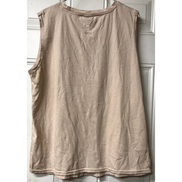 EUC Grateful Dead Women's Tank Top Muscle Shirt Bears Peach Size XL Genuine - Picture 3 of 5